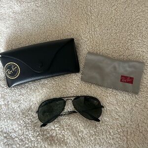 Rayban Aviator Total Black Sunglasses